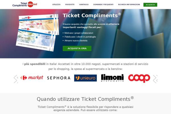 compliments.it site used Edenred_2021