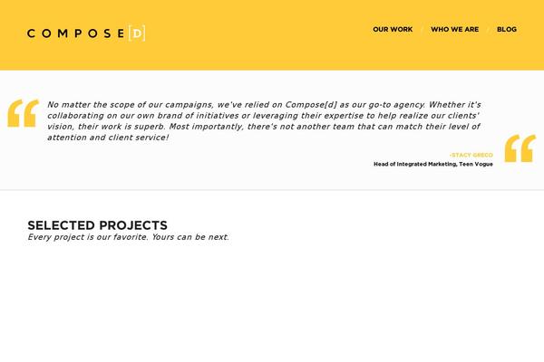 composedcreative.com site used Composed