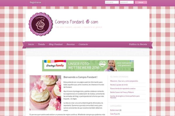 comprafondant.com site used Delicacy