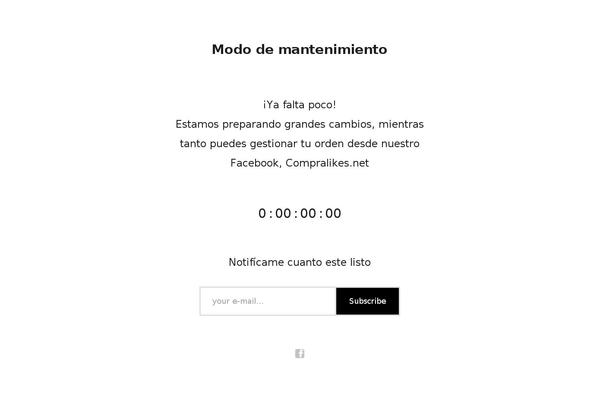 Site using WP Maintenance Mode plugin