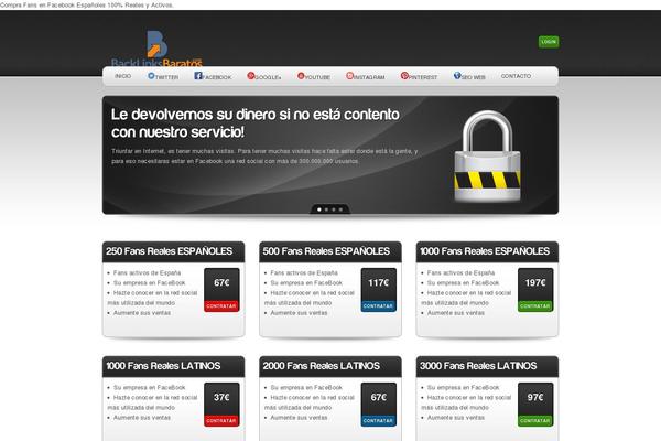 Parade theme site design template sample