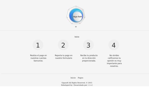 Page theme site design template sample