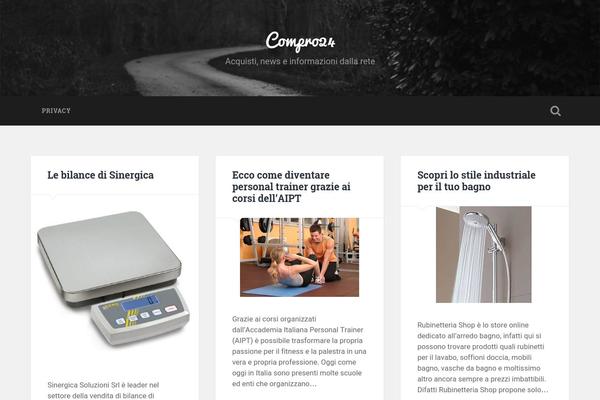 Baskerville theme site design template sample