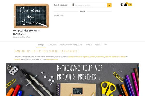 Envo eCommerce theme site design template sample