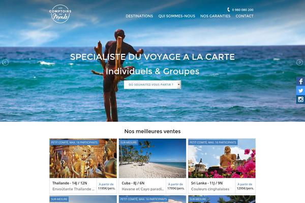 comptoirsdumonde.fr site used Cdm