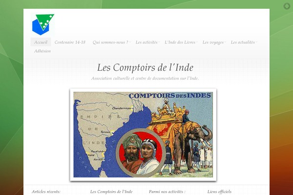 comptoirsinde.org site used Blanche