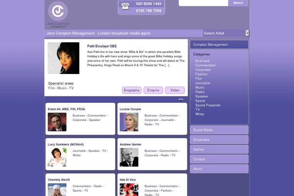 compton theme websites examples