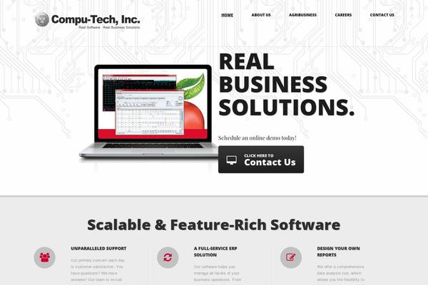 Cherry Framework theme site design template sample