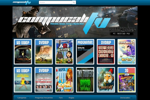 Academy website example screenshot