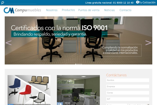 compumuebles.com.co site used Compumuebles