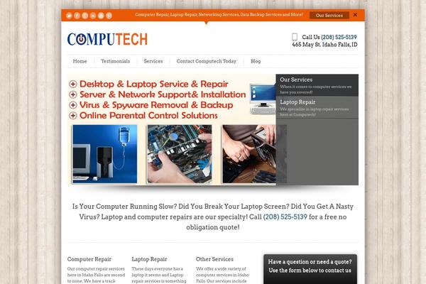 InfoWay theme site design template sample