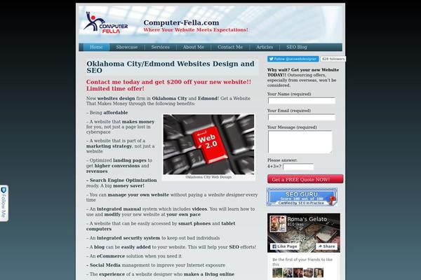 computer-fella.com site used Biztheme