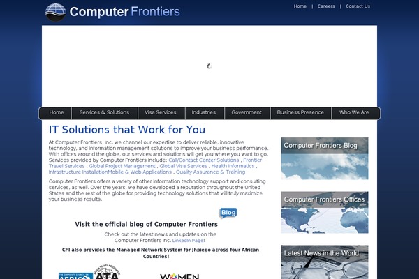 Encompass theme site design template sample