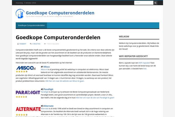 Renad theme site design template sample