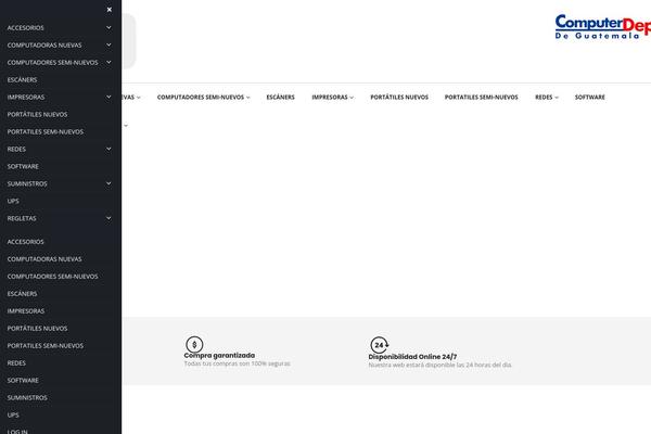 Site using Woo-mini-cart-drawer plugin