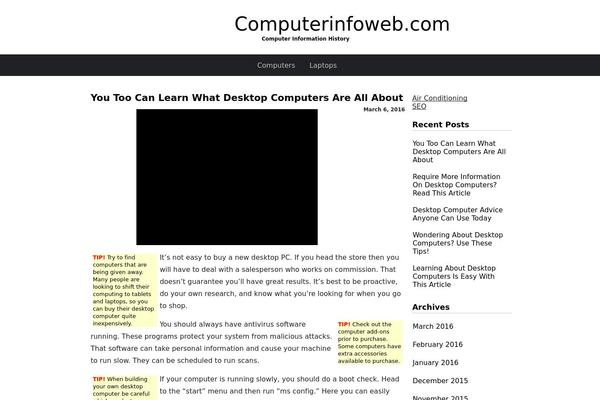 computerinfoweb.com site used Just Clean Shop