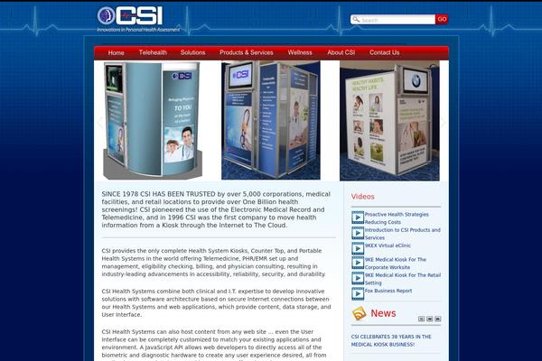 Csi theme site design template sample