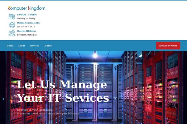 Site using Radiantthemes-addons plugin
