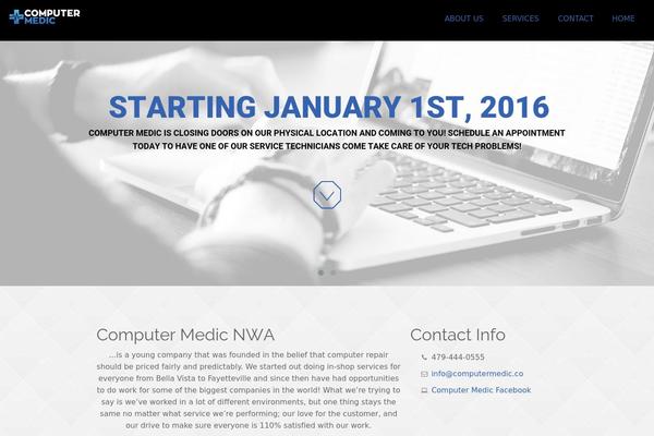 onetone theme site design template sample