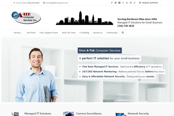 Highend theme site design template sample