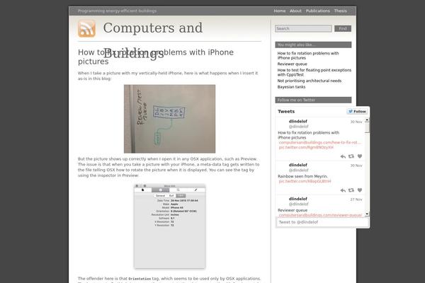 Grey Matter theme site design template sample