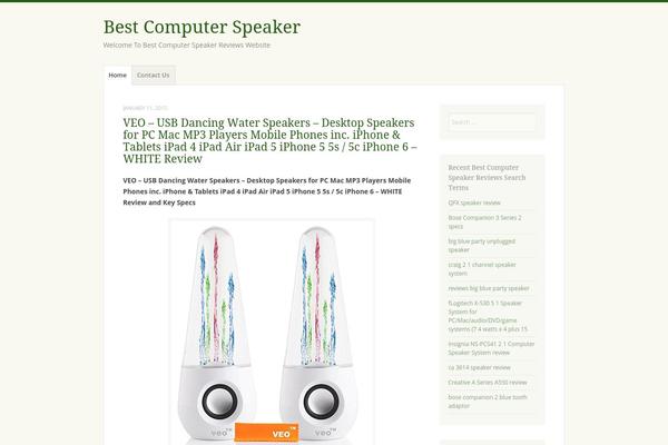 Misty Lake theme site design template sample
