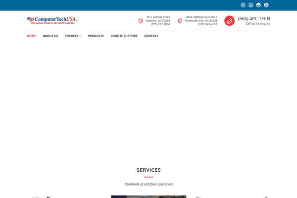 Comrepair-child theme site design template sample