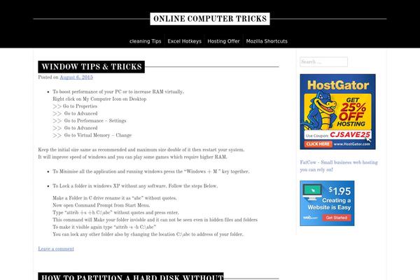 computertricksandtipsonline.com site used Selma