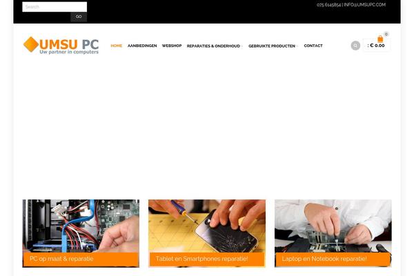 WooPress theme site design template sample