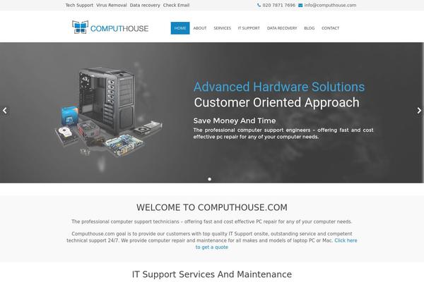 Canvas theme site design template sample