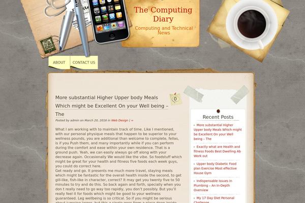 Desk Mess Mirrored theme site design template sample