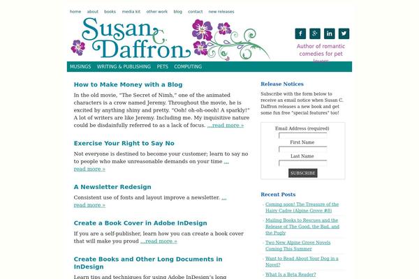 Prose theme site design template sample
