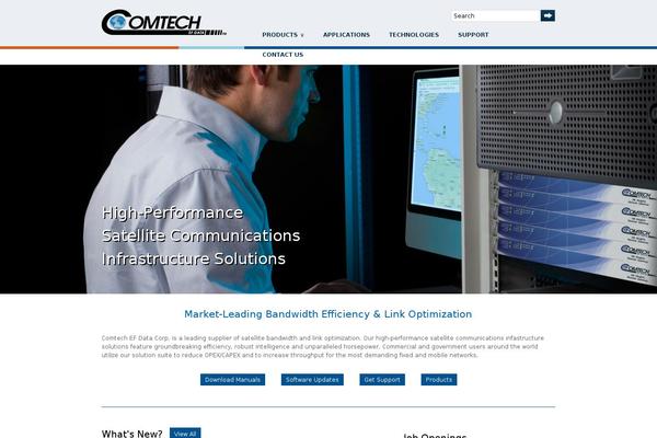 Comtech theme websites examples