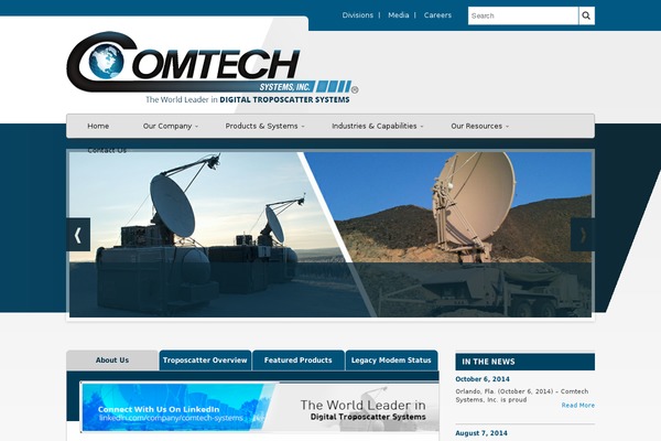 comtechsystems.com site used Comtech