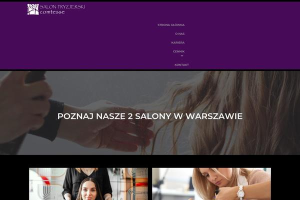 Neve theme site design template sample