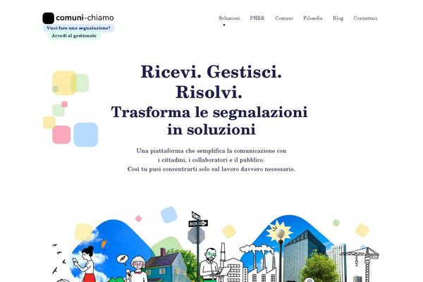 comuni-chiamo.com site used Cc-website