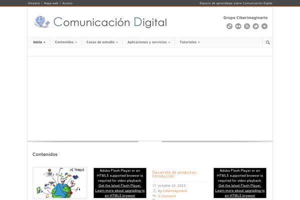 comunicaciondigital.es site used Modernize v3.14
