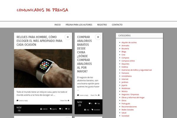 Site using Article Directory plugin