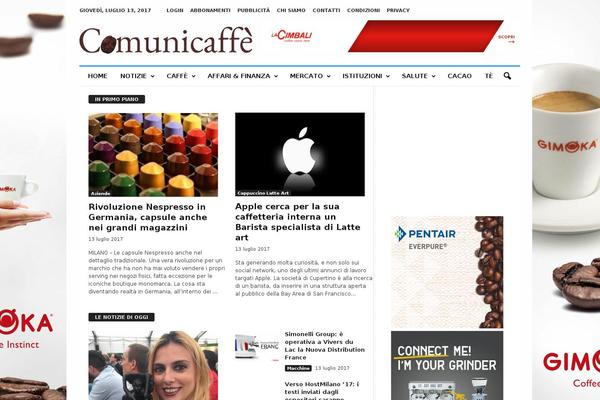 Newspaper theme site design template sample