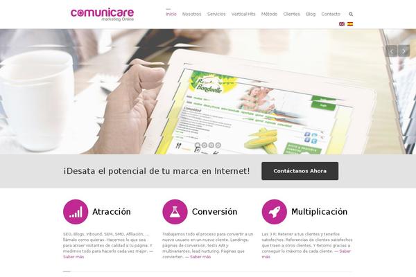Site using Divi-builder plugin