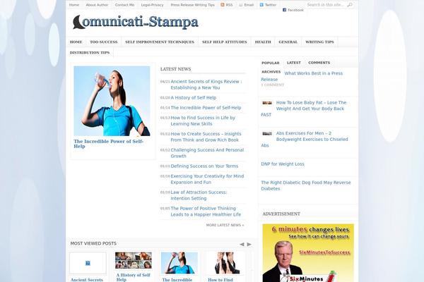 Weekly theme site design template sample