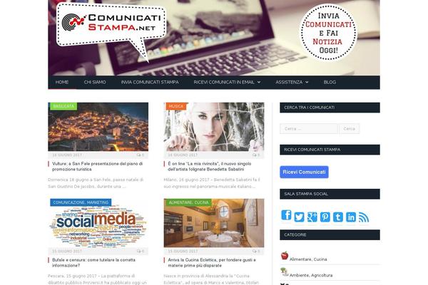 MH Magazine lite theme site design template sample