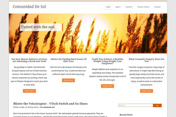 Gravit theme site design template sample