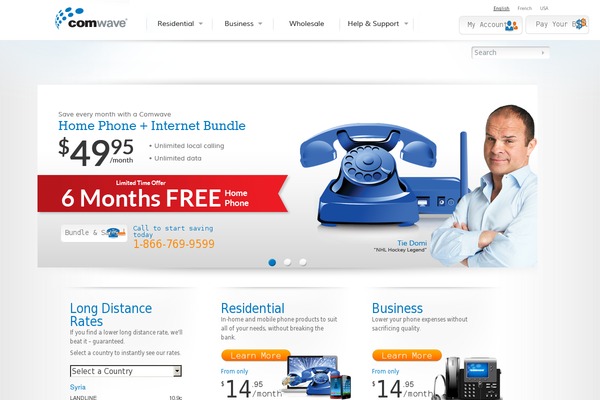 comwave.net site used Comwave