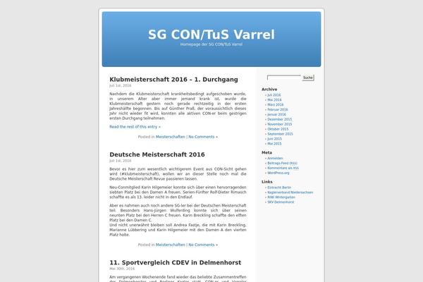 Default theme site design template sample