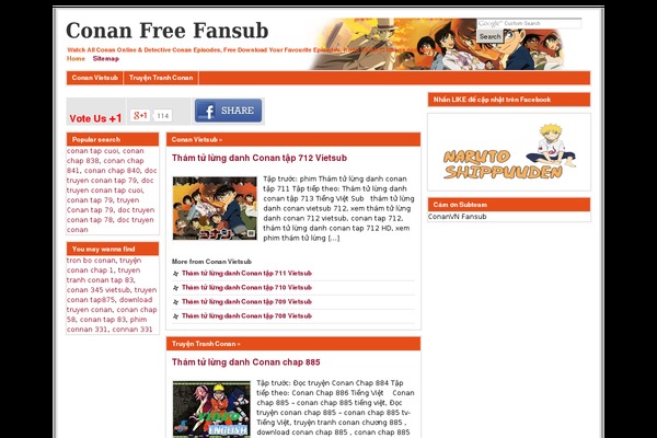 conansub.com site used Vnnews_14