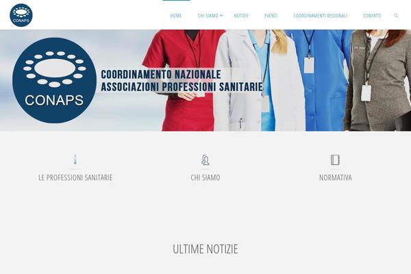 Fluida theme site design template sample