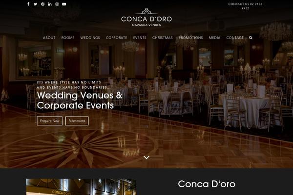 concadoro.com.au site used Navarra-theme