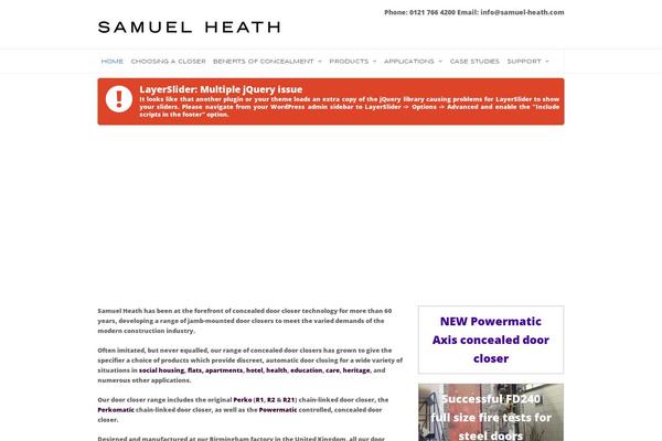 Total theme site design template sample