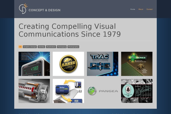 Reveal theme site design template sample